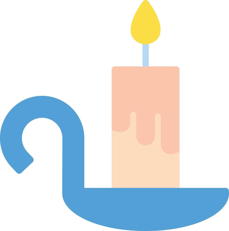 Candle Flat Icon vector