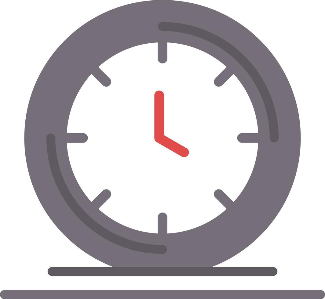 Clock Flat Icon vector