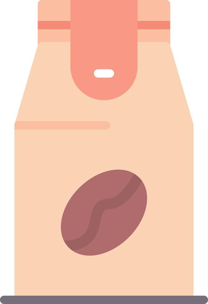 Coffee Pack Flat Icon vector