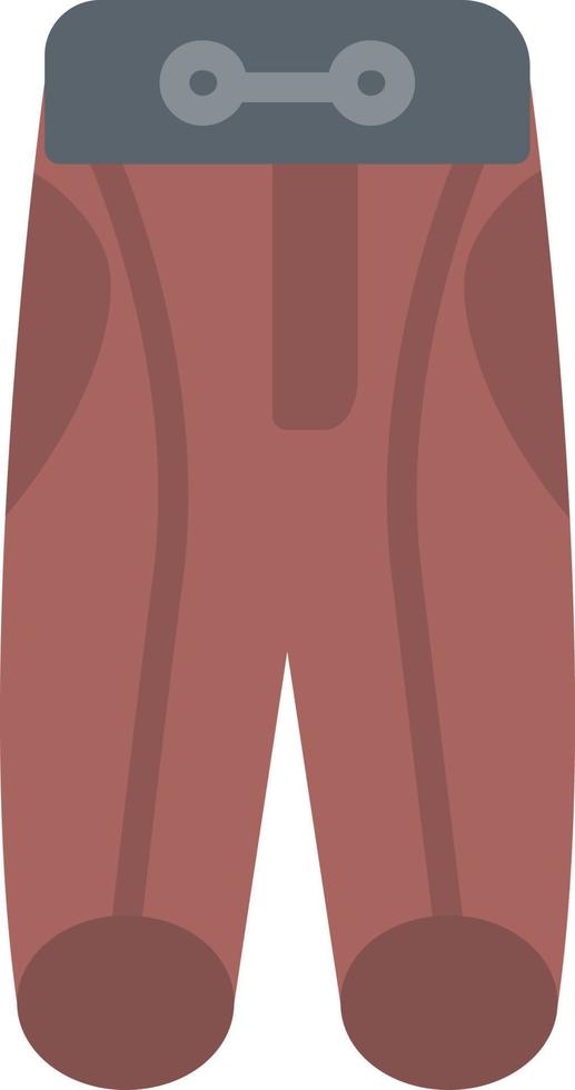 Sports Trouser Flat Icon vector