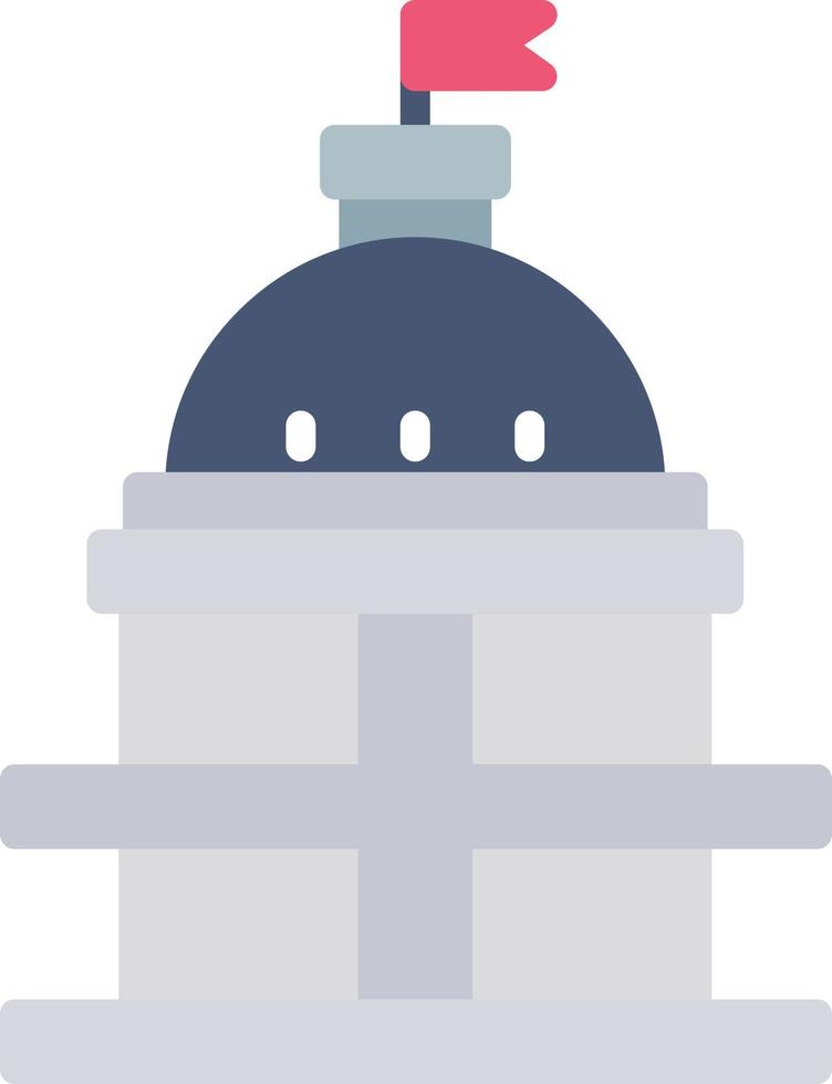 White House Flat Icon vector