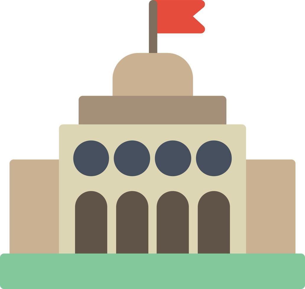 Government Flat Icon vector