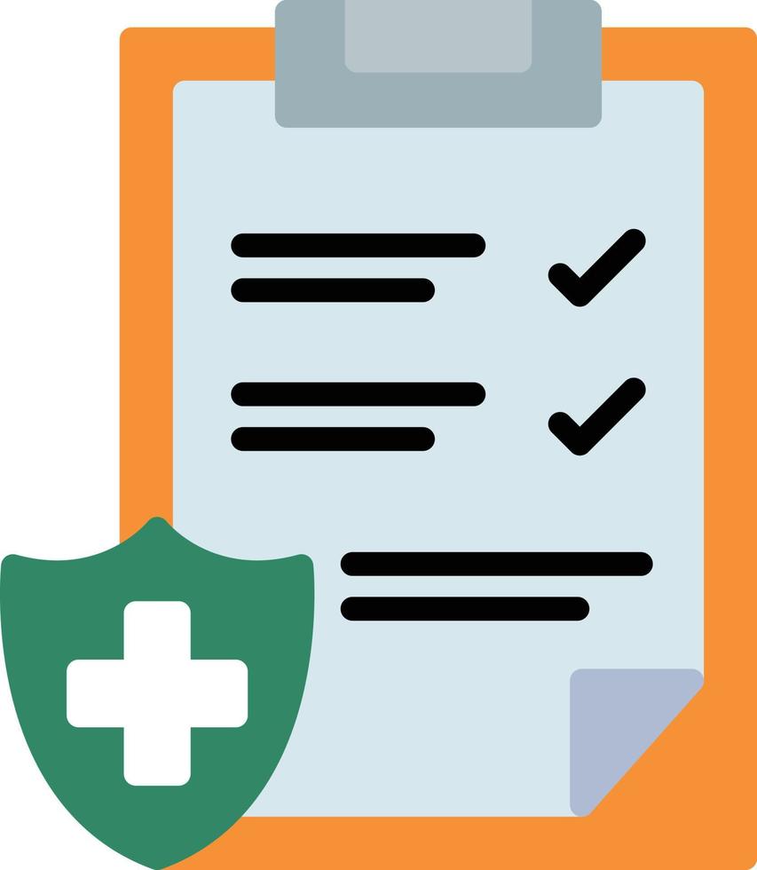 Health Insurance Flat Icon vector