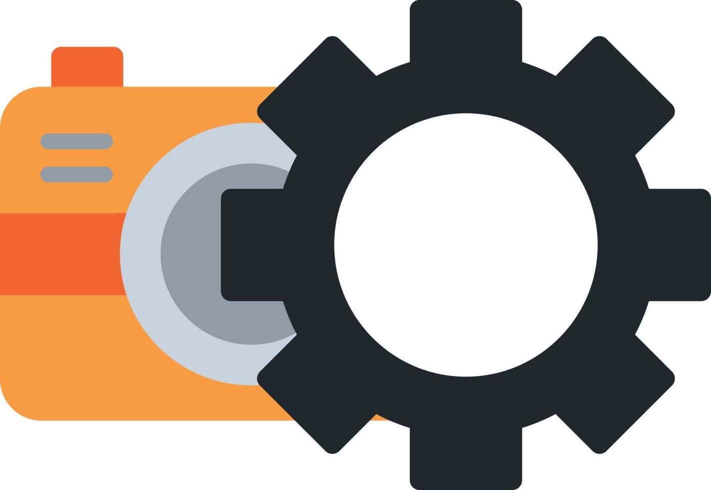 Cogwheel Flat Icon vector