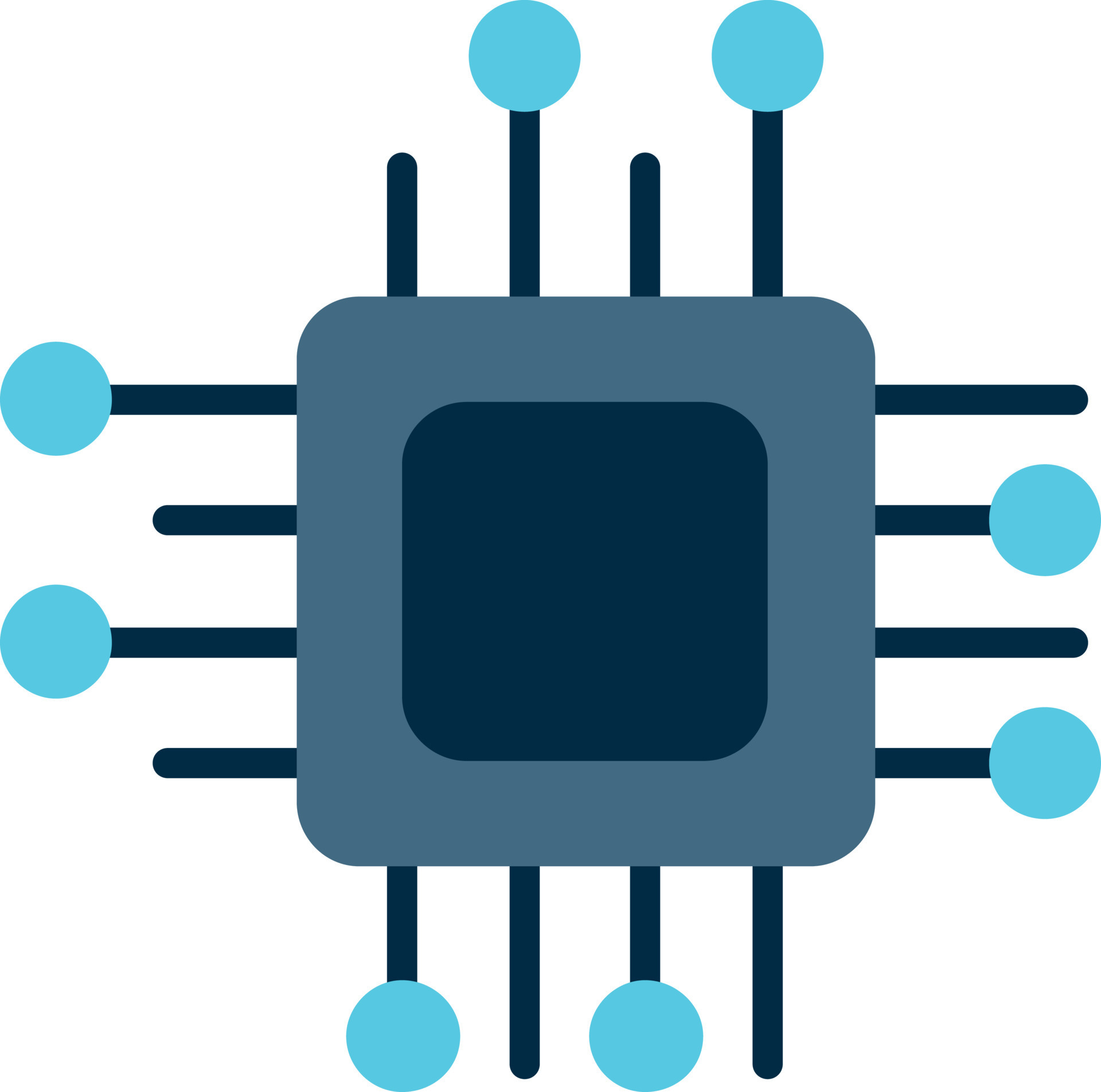 Chip Flat Icon 13950106 Vector Art at Vecteezy
