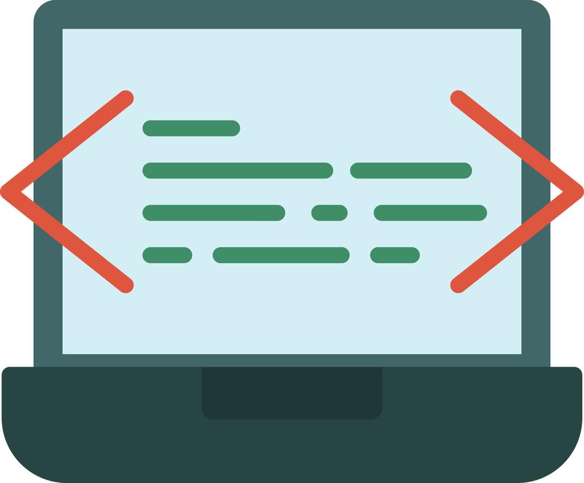 Programming Flat Icon vector