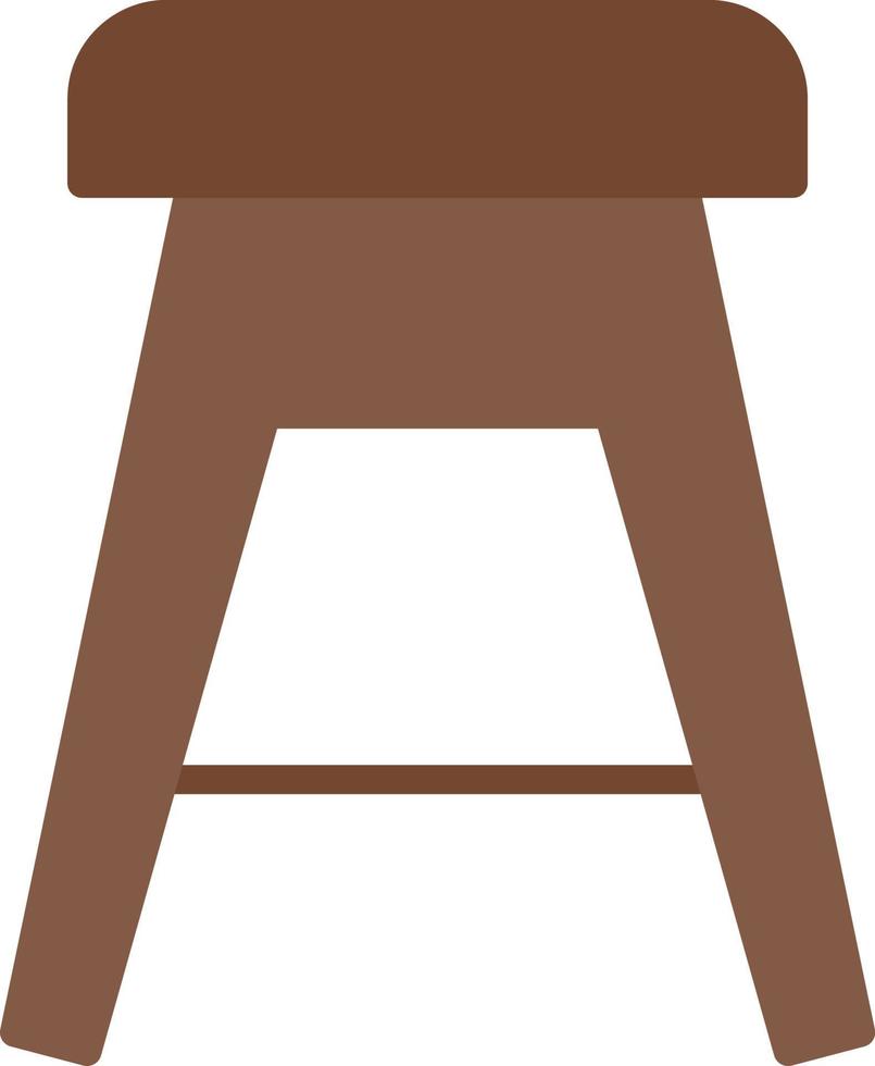 Bar Stool Flat Icon vector