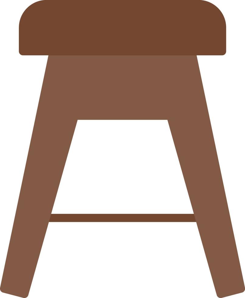 Bar Stool Flat Icon vector