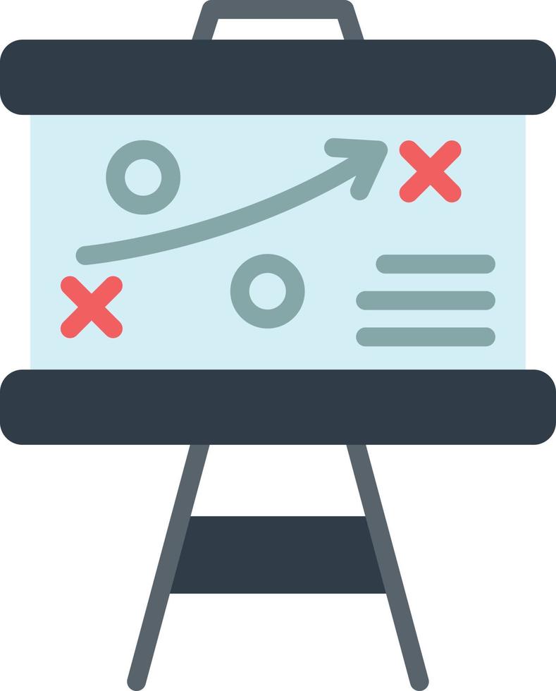 Strategy Flat Icon vector