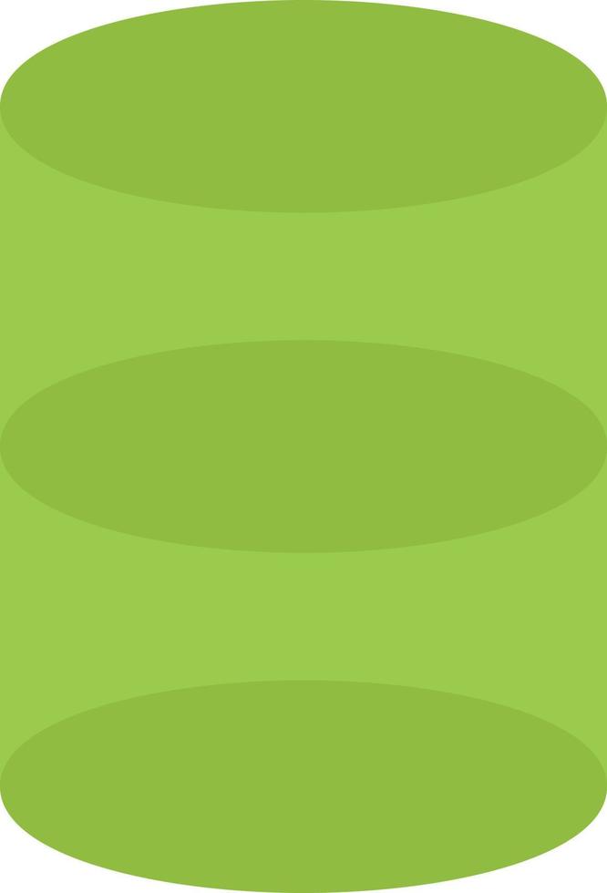 Cylinder Flat Icon vector