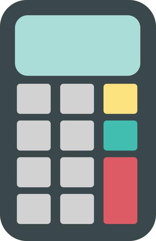 Calculator Flat Icon vector