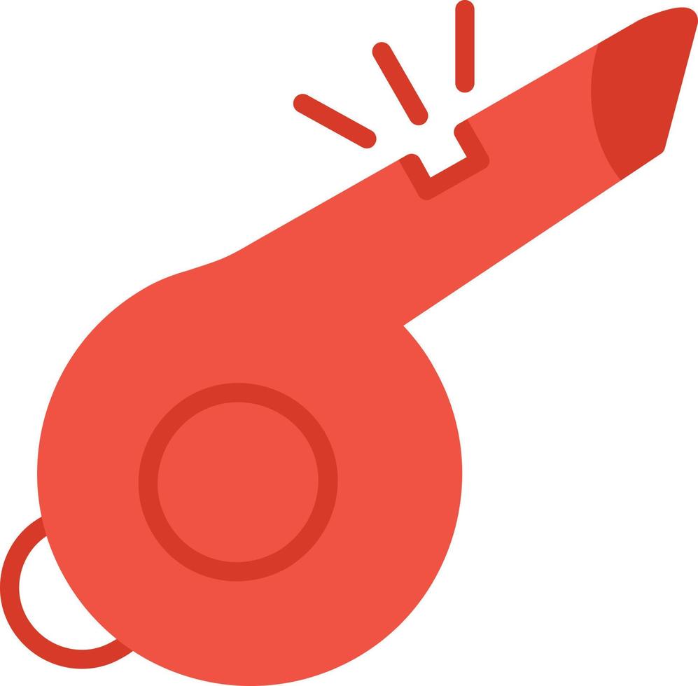 Whistle Flat Icon vector