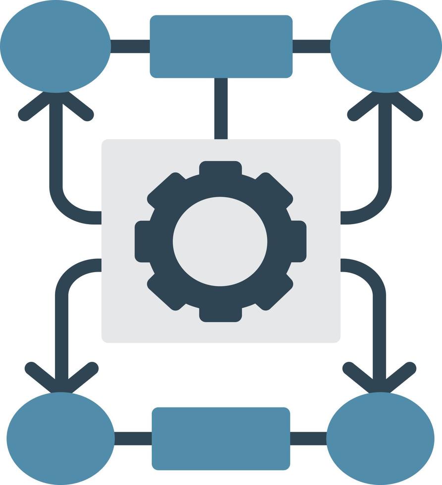 icono plano de algoritmo 13950224 Vector en Vecteezy