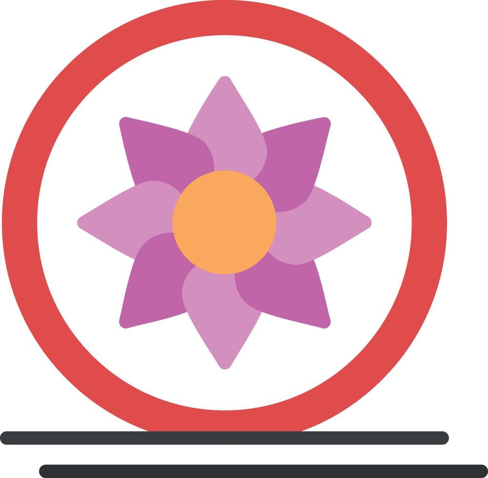 Flower Flat Icon vector