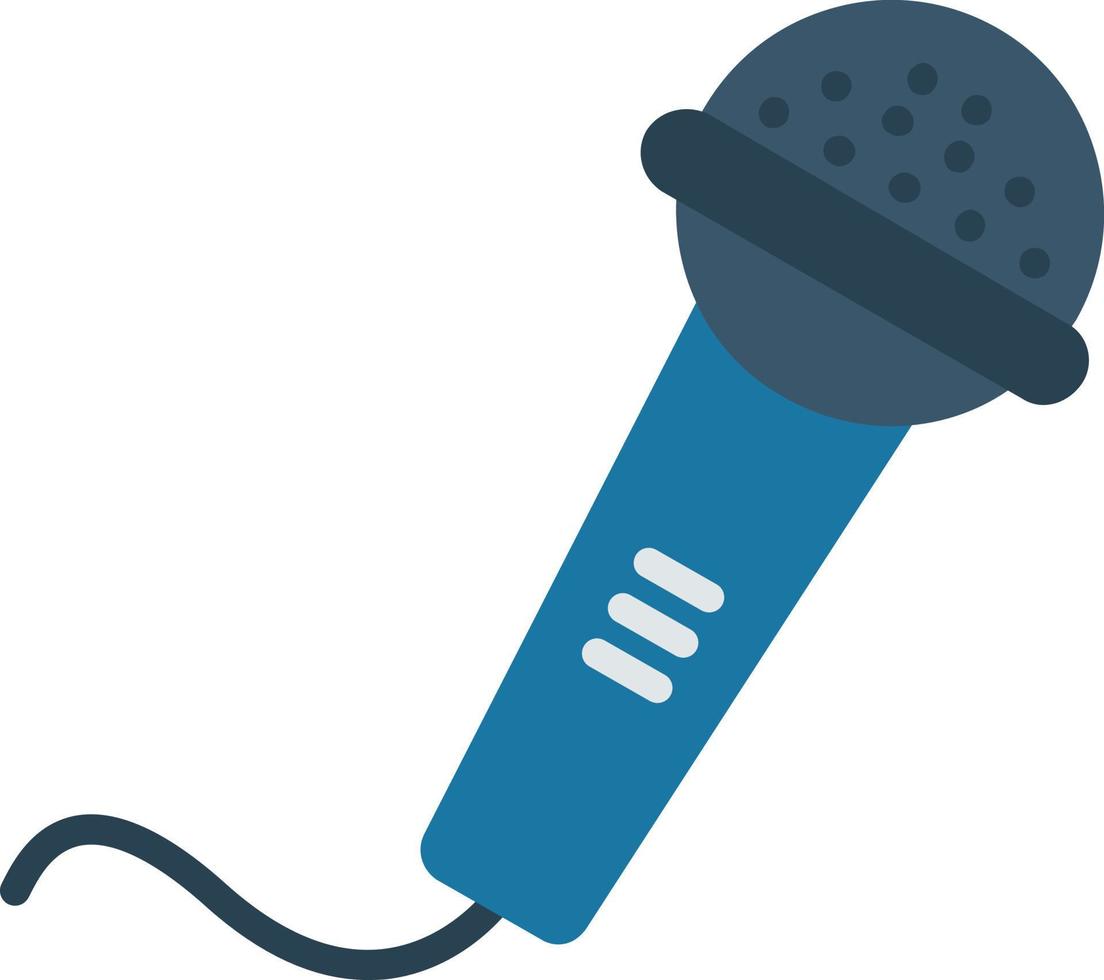 Microphone Flat Icon vector