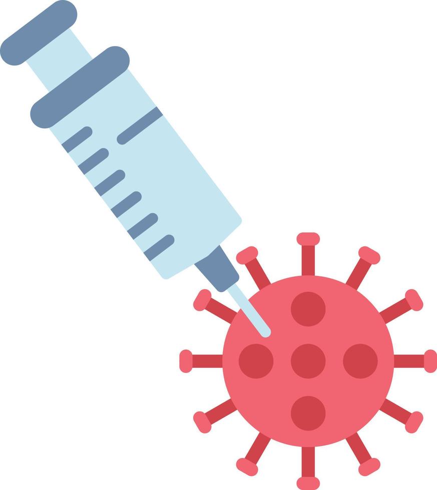Vaccine Flat Icon vector