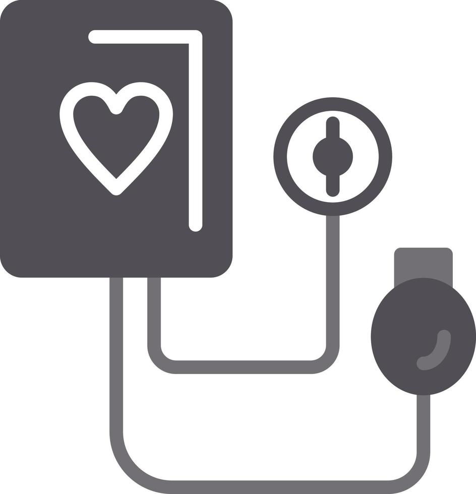 Blood Pressure Flat Icon vector