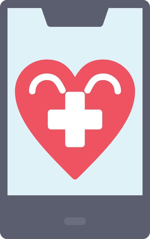 M Health Flat Icon vector