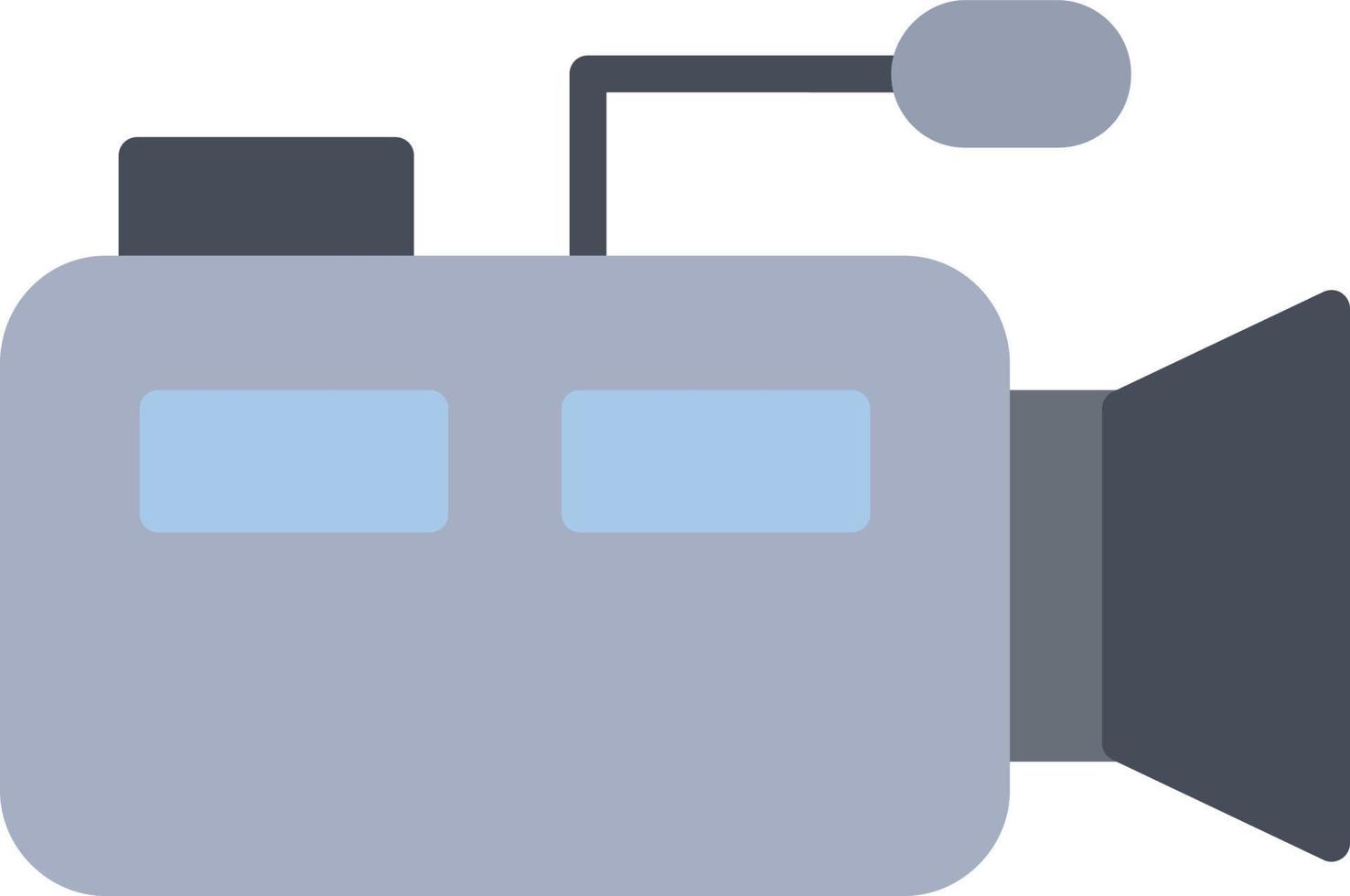 Video Camera Flat Icon vector