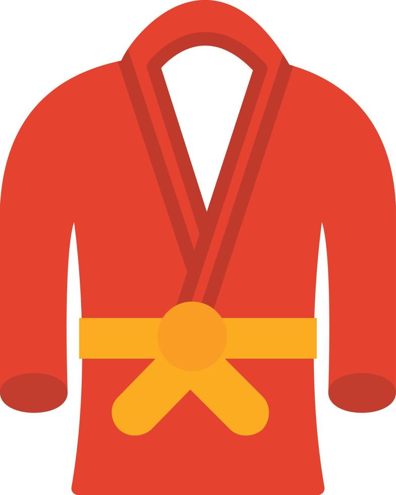 Martial Art Flat Icon vector