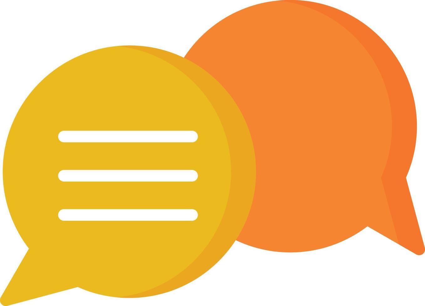Chat Flat Icon vector