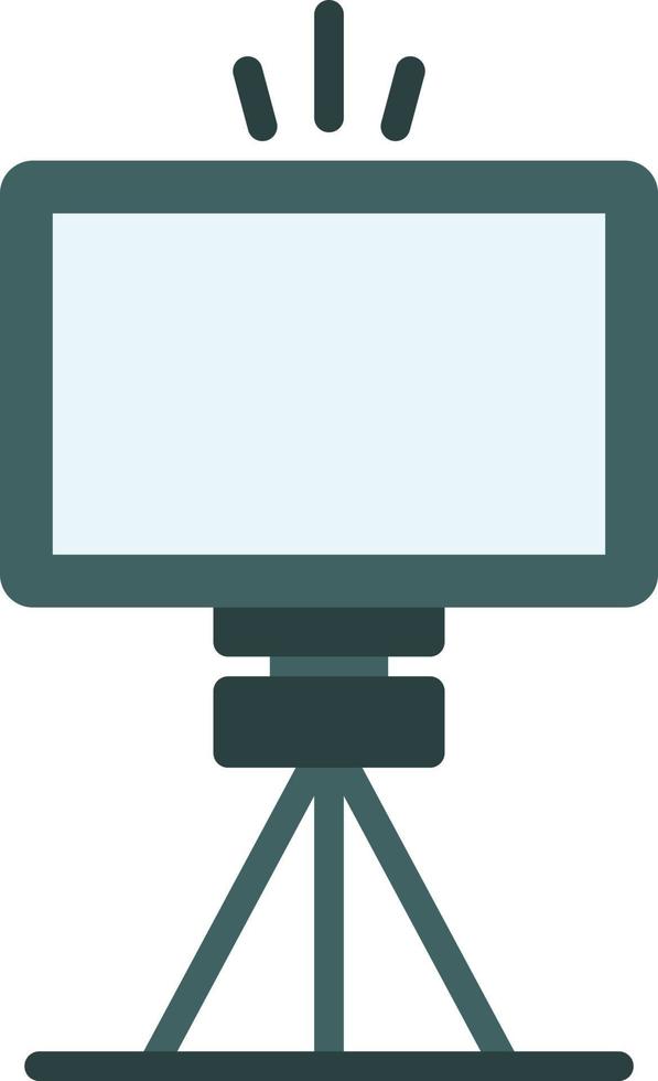 Led Light Flat Icon vector