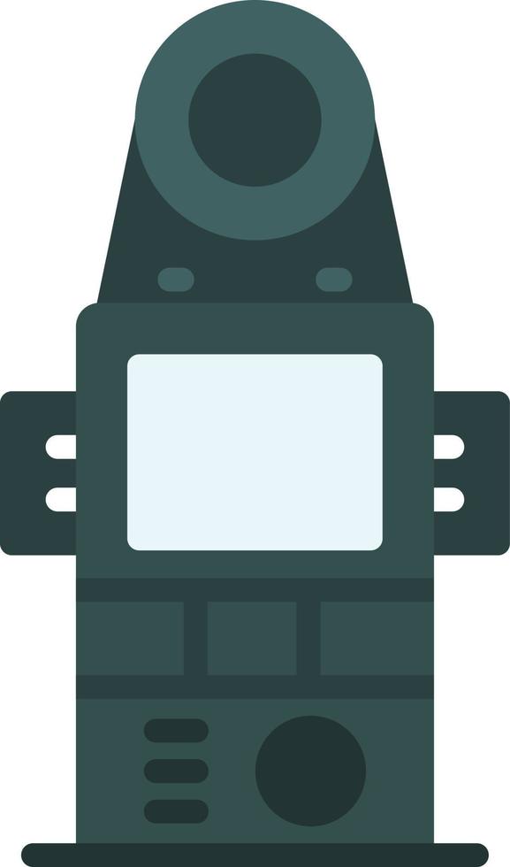 Light Meter Flat Icon vector