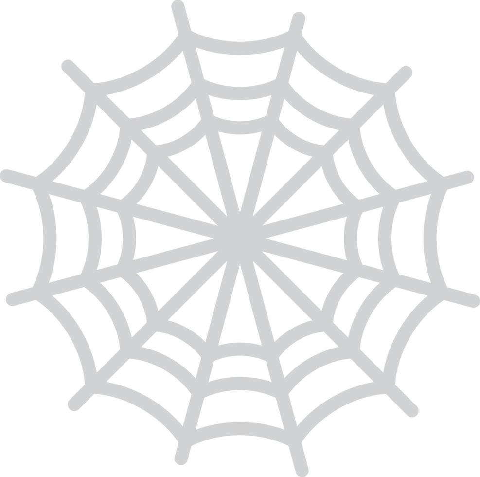 Spider Web Flat Icon vector