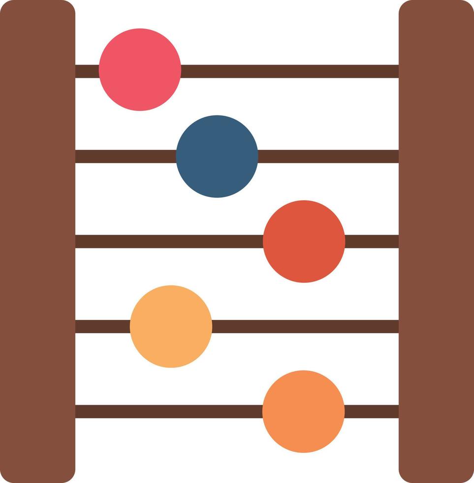 Abacus Flat Icon vector