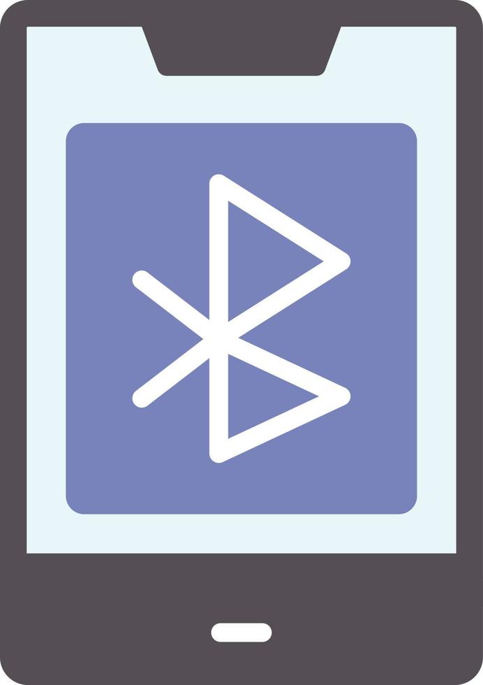 Bluetooth Flat Icon vector