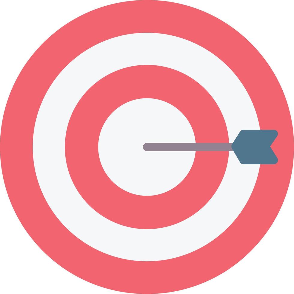 Target Flat Flat Icon vector