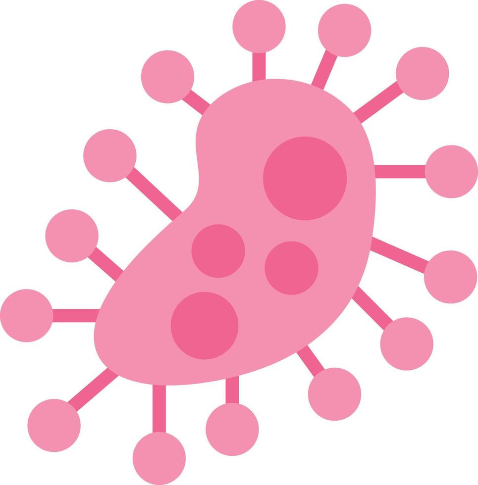 Bacteria Flat Icon vector