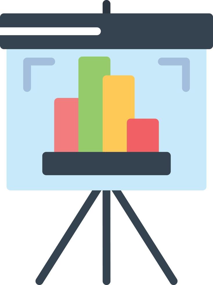 Presentation Flat Icon vector