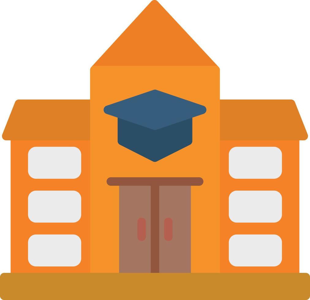 Library Flat Icon vector