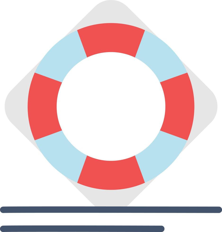 Lifeguard Flat Icon vector