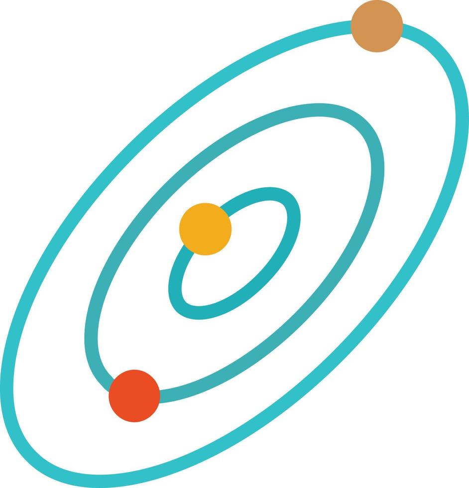 Planets Flat Icon vector