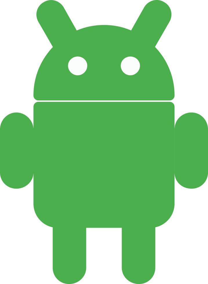 Android Flat Icon vector