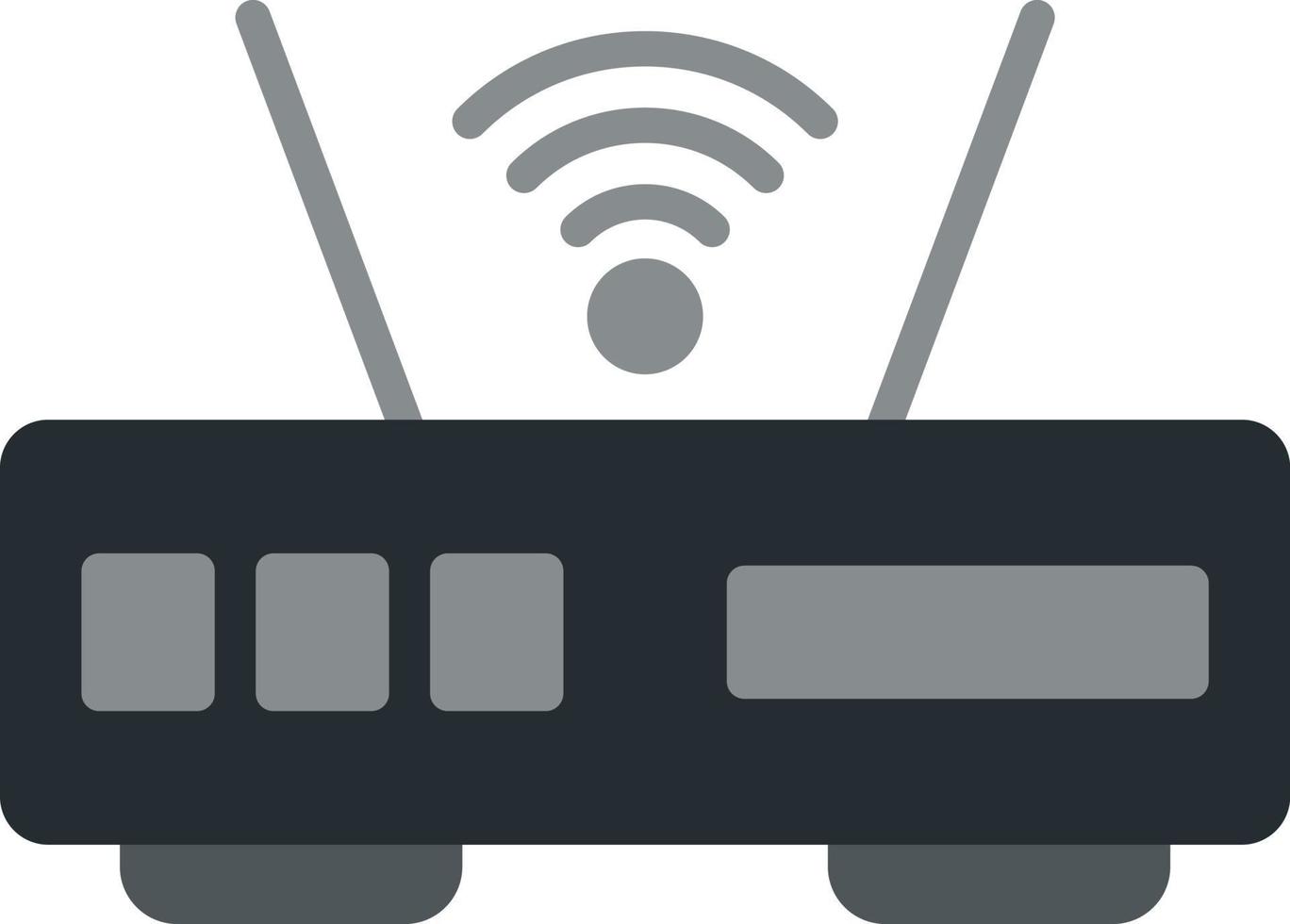 Modem Flat Icon vector