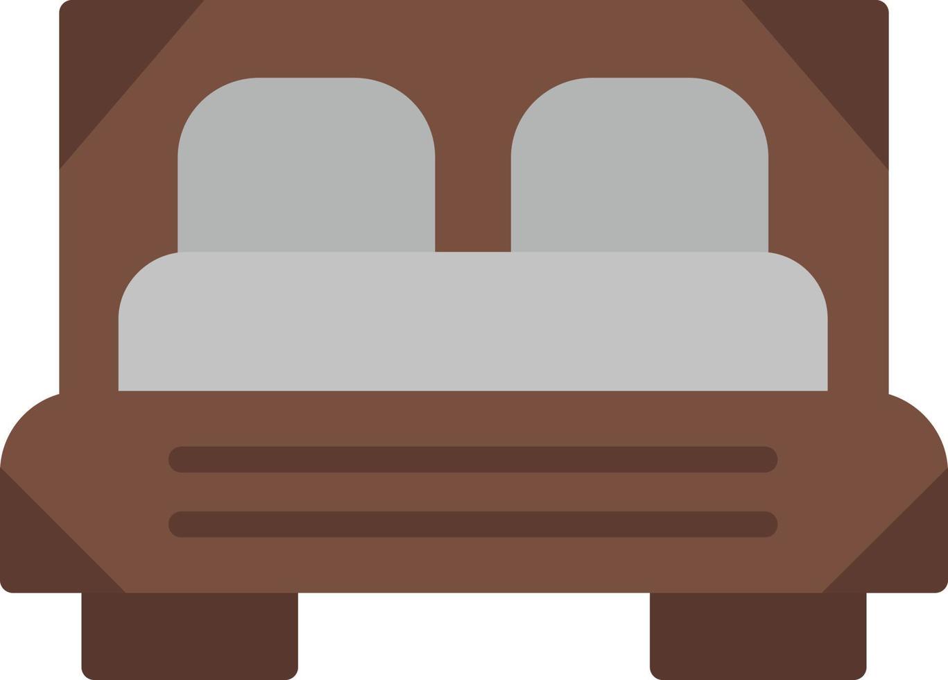 Bed Flat Icon vector