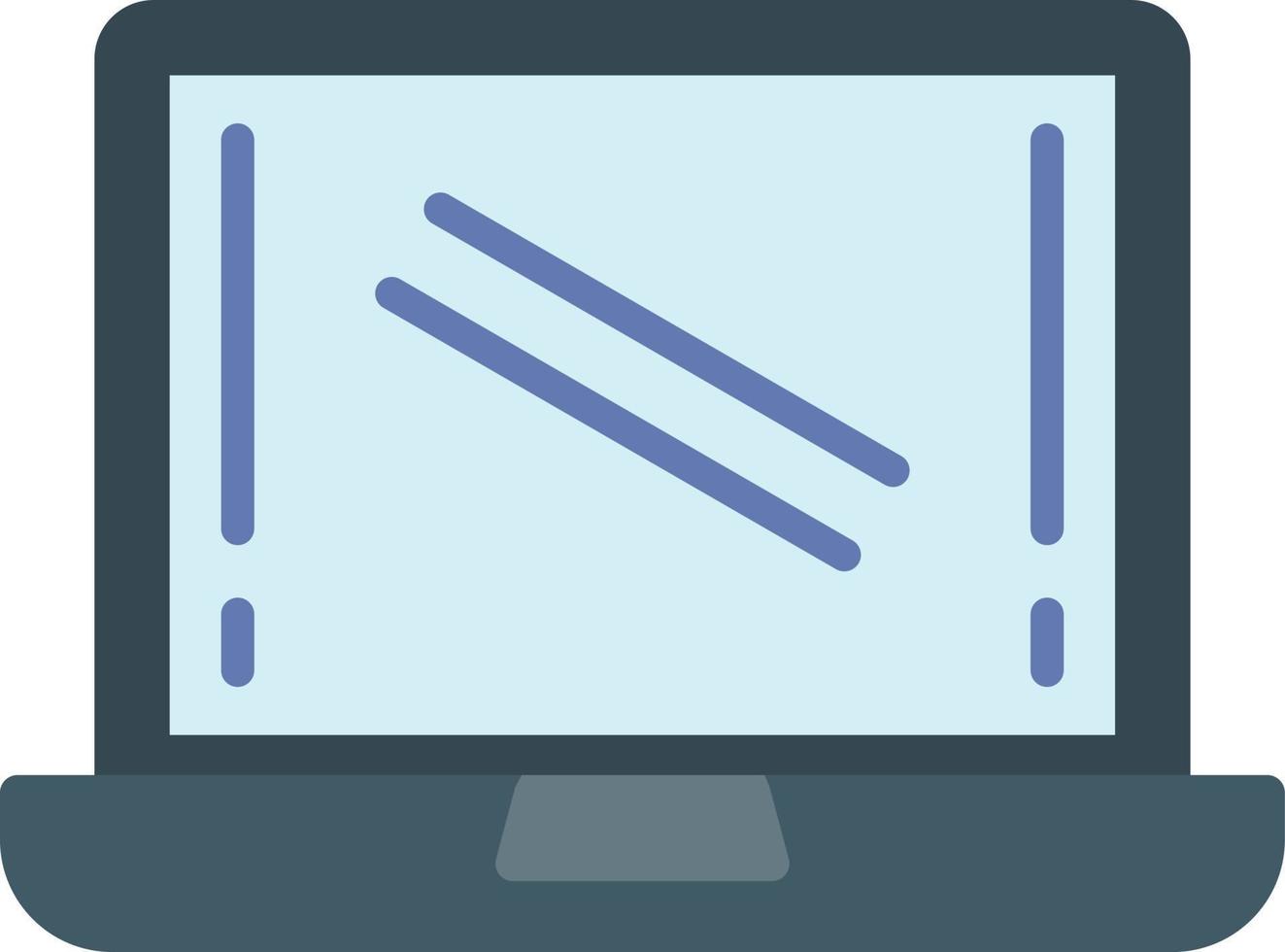 Laptop Flat Icon vector