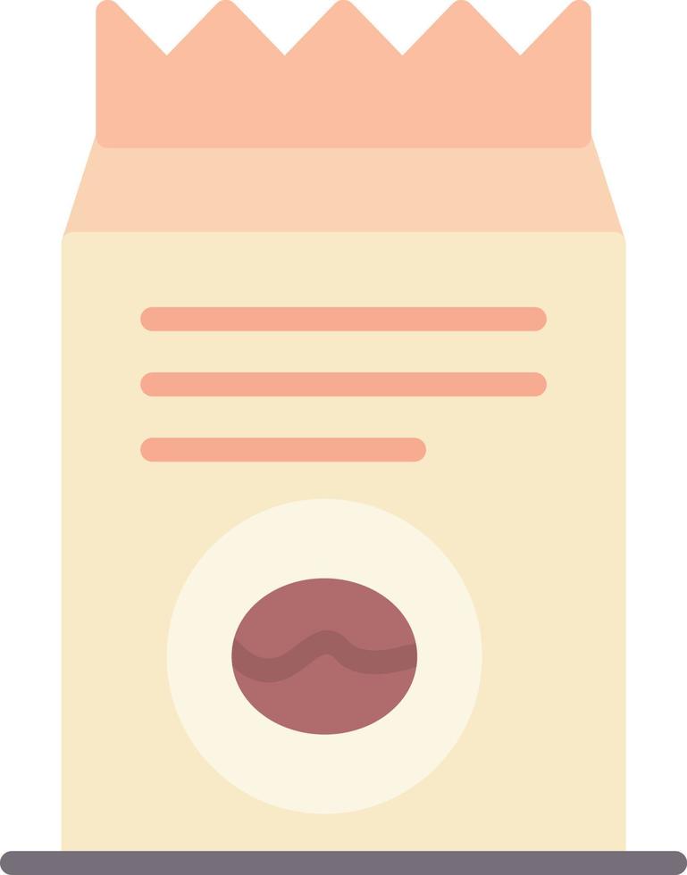 Instant Coffee Flat Icon vector