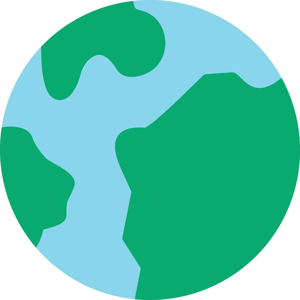 Earth Flat Icon vector