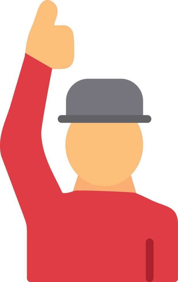 Umpire Flat Icon vector