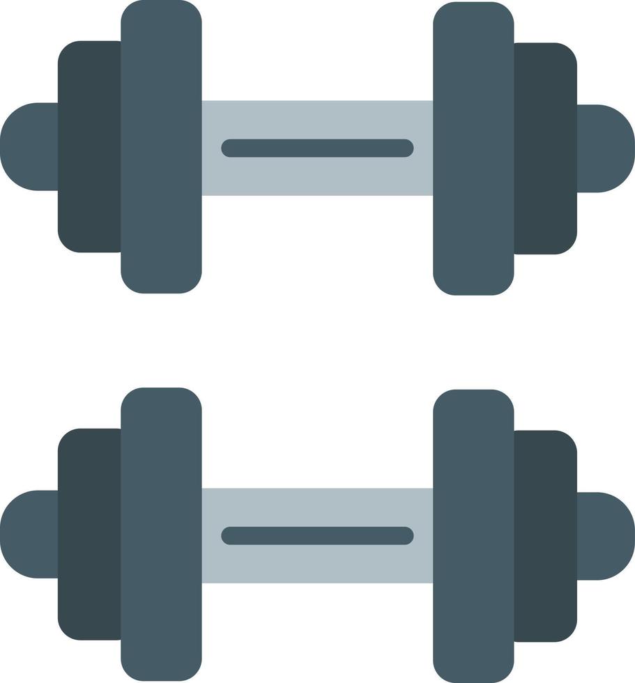 Dumbbell Flat Icon vector