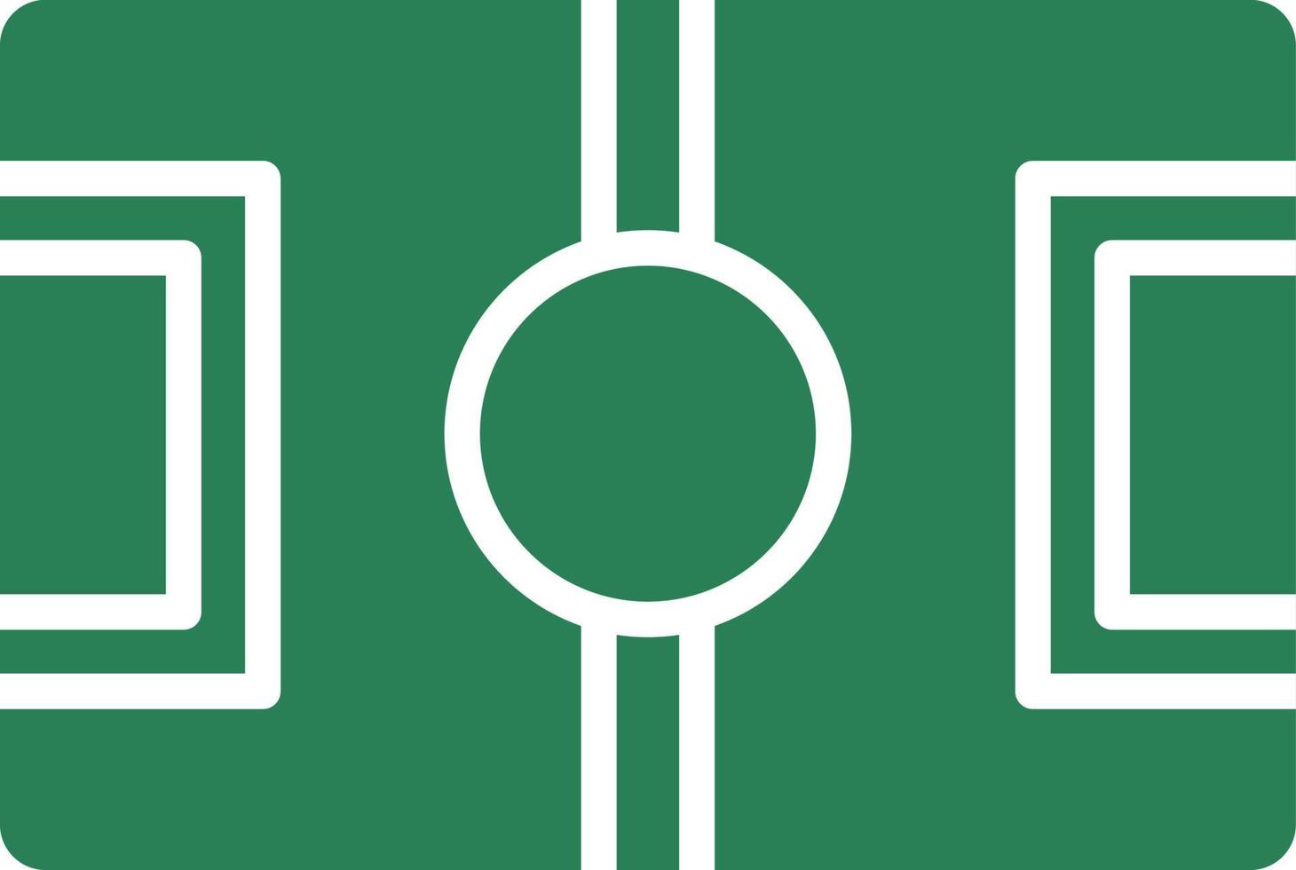 Soccer Field Flat Icon vector