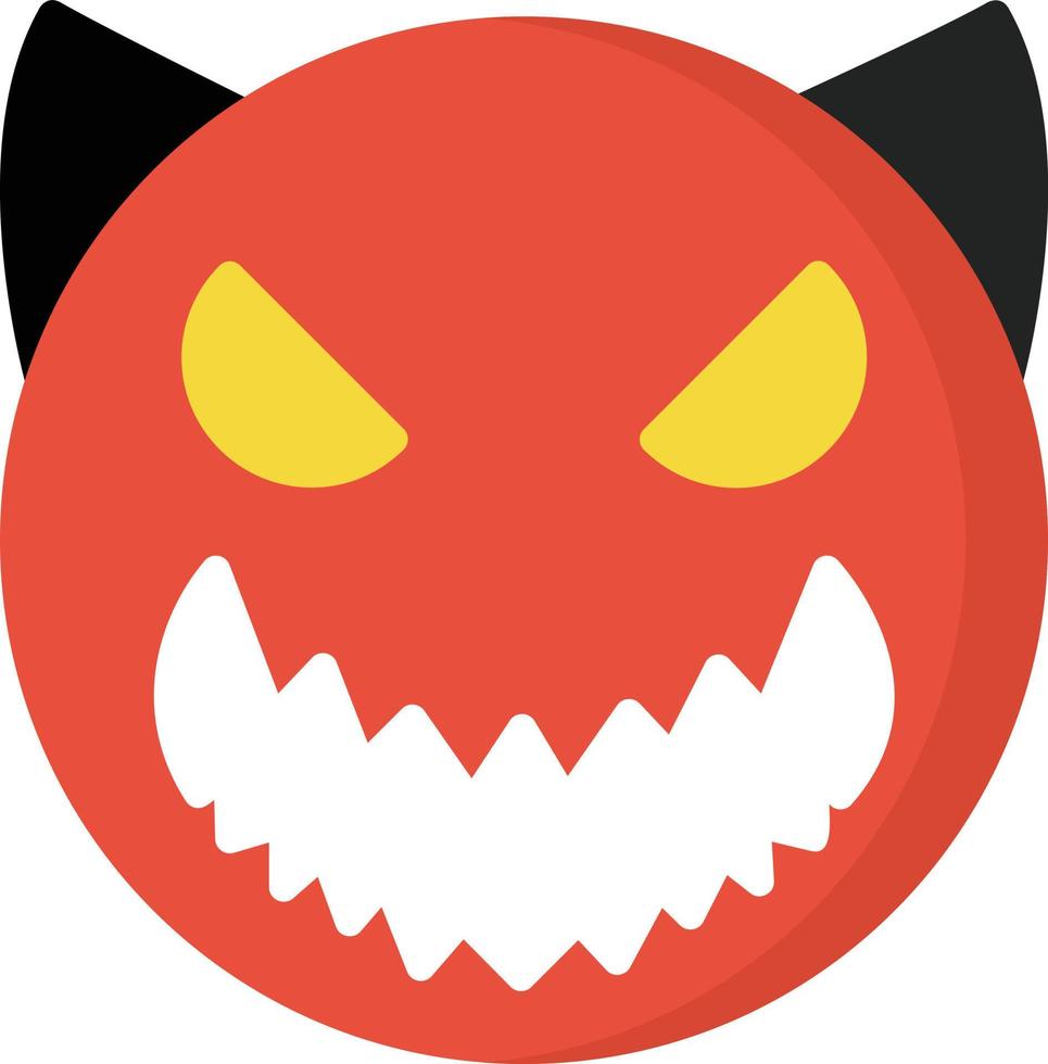 Evil Flat Icon vector