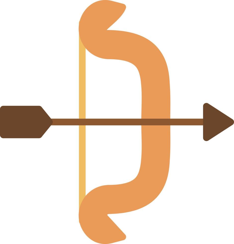 Crossbow Flat Flat Icon vector