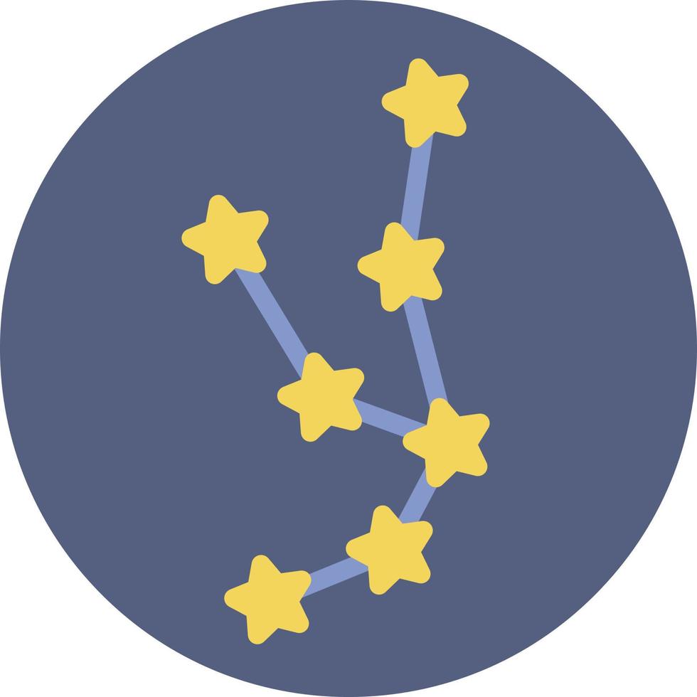 Constellation Flat Icon vector