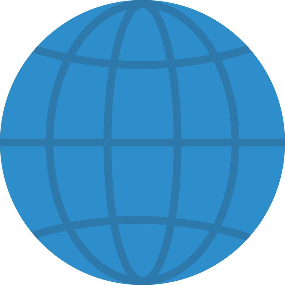 Globe Flat Icon vector