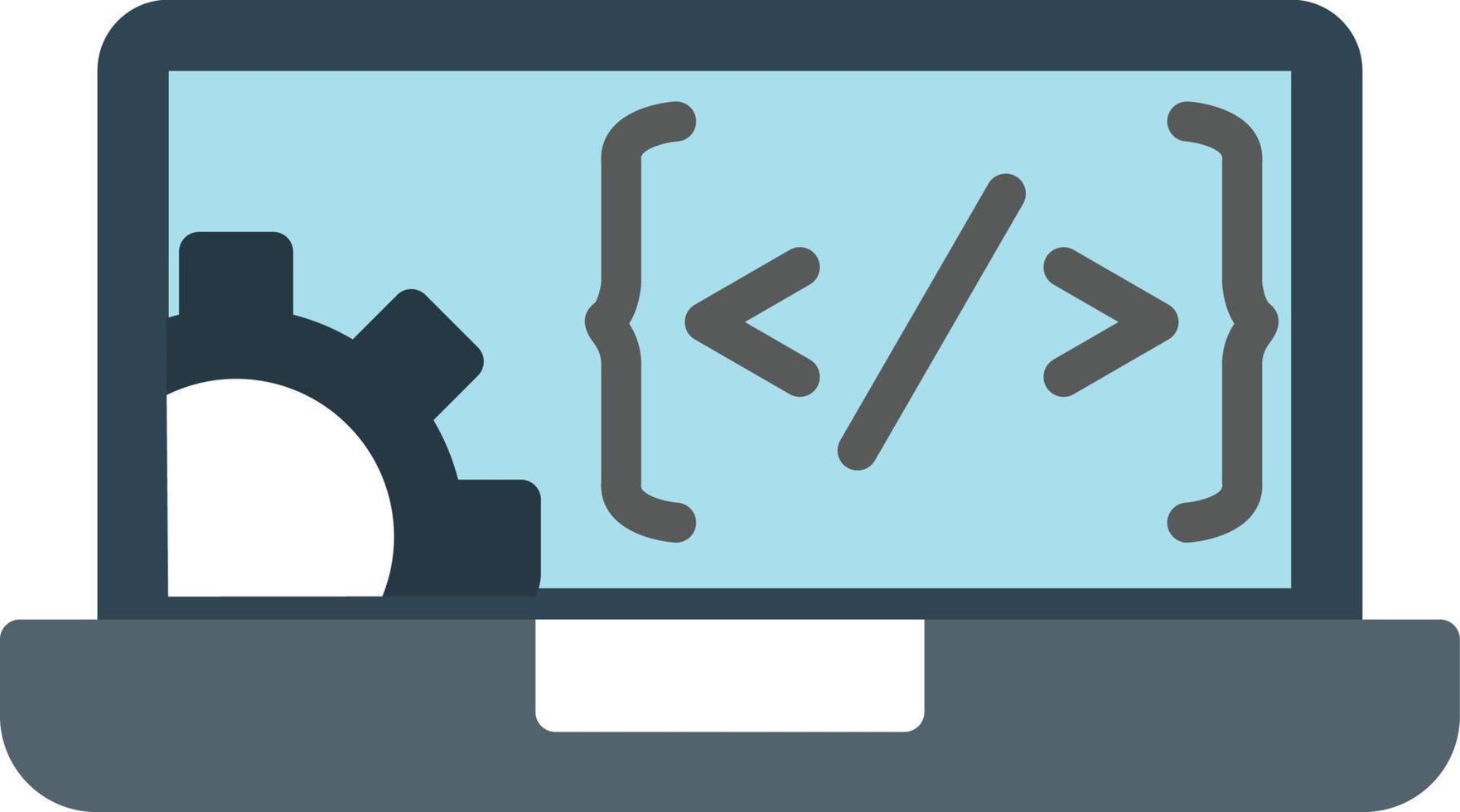 Web Development  Flat Icon vector